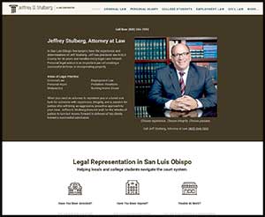Stulberg Law Website Screenshot